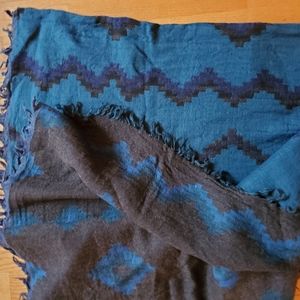 Wilfred diamond mosaic blanket scarf
